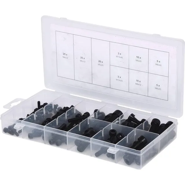 KS Tools 970.0390 assortiment vis 6 pans 106 pièces acier