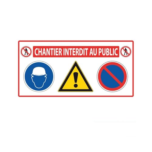 Mondelin Panneau 4 en 1 panneau protection chantier