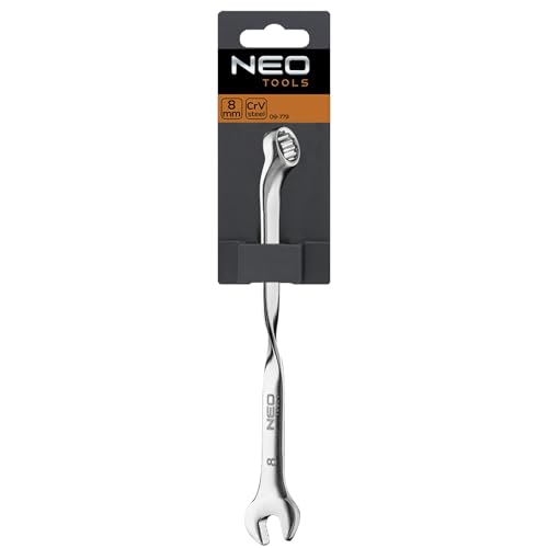 NEO TOOLS 09-779 Clé Mixte 8 mm Torsion 90° Forgée
