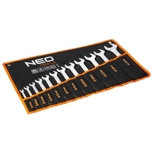 NEO TOOLS 09-852 jeu 12 clés mixtes 6-32 mm