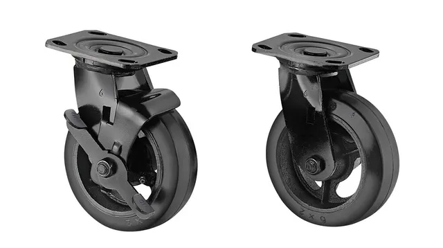 Teng Tools jeu de roues 6" x 2" servante 4 pièces