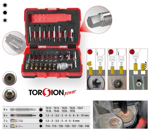 KS Tools 150.7060 coffret extracteurs vis Torx 6 pans