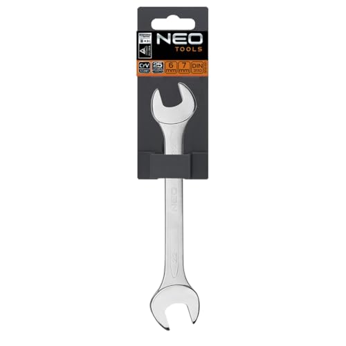 NEO TOOLS clé à fourches 6x7 mm acier CrV DIN 3110