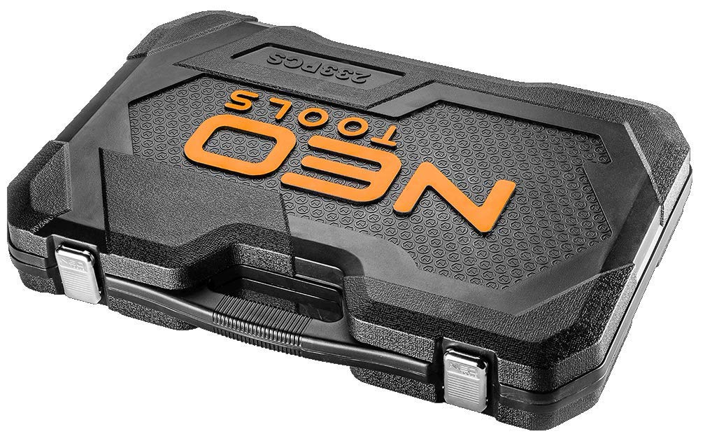 NEO TOOLS 08-681 coffret outils 233 pièces 1/4 3/8 1/2