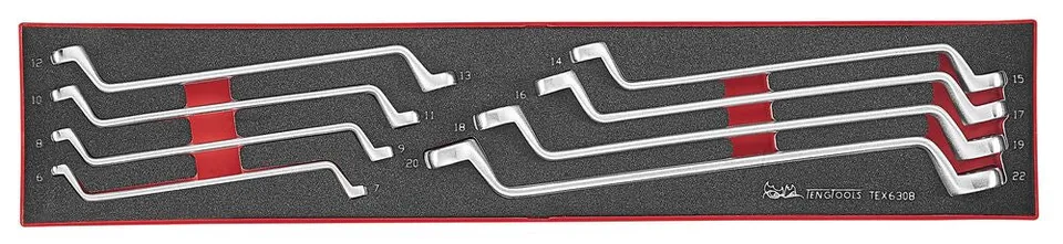 Teng Tools FOAMX4 jeu clés polygonales 8 pièces