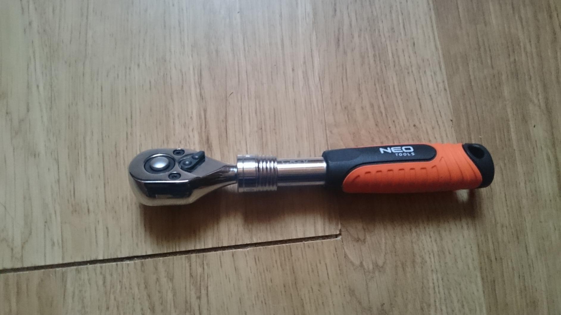 NEO Tools 08-502 cliquet 1/4" 150 mm 72 dents