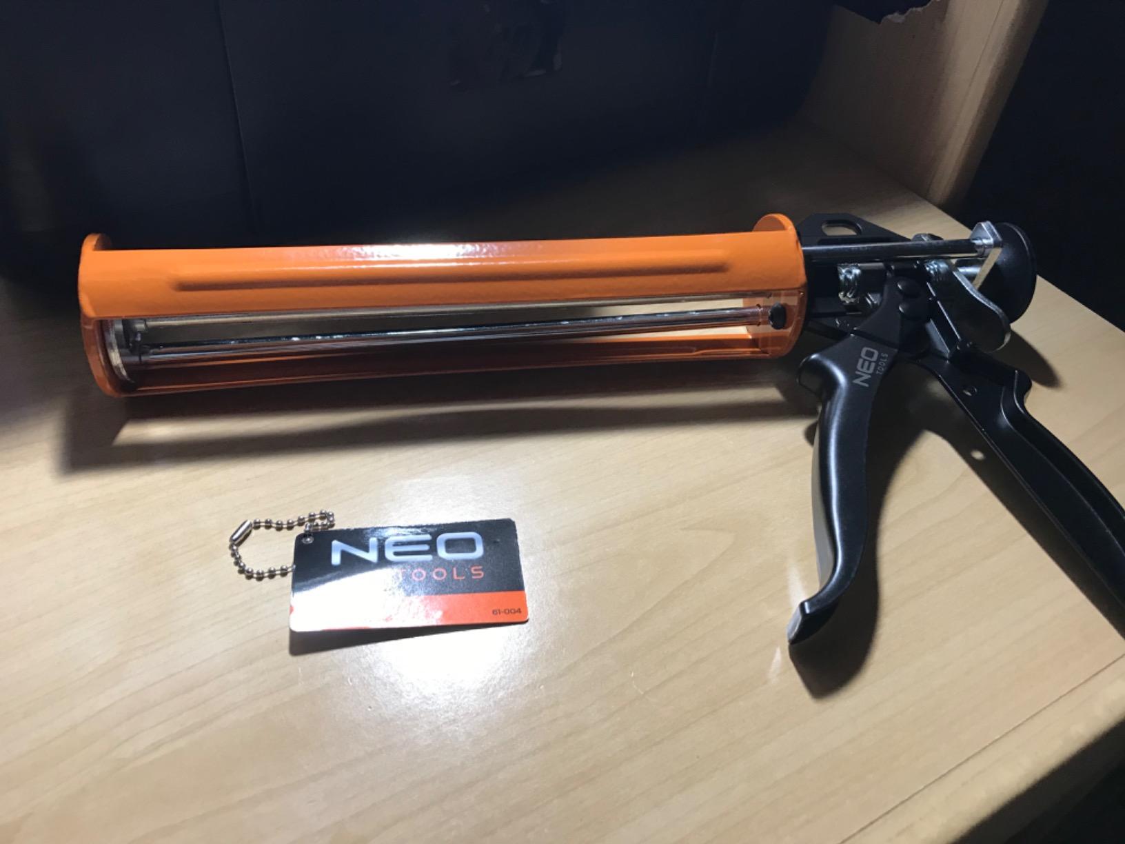 NEO TOOLS pistolet cartouche 300 ml alu anti-goutte