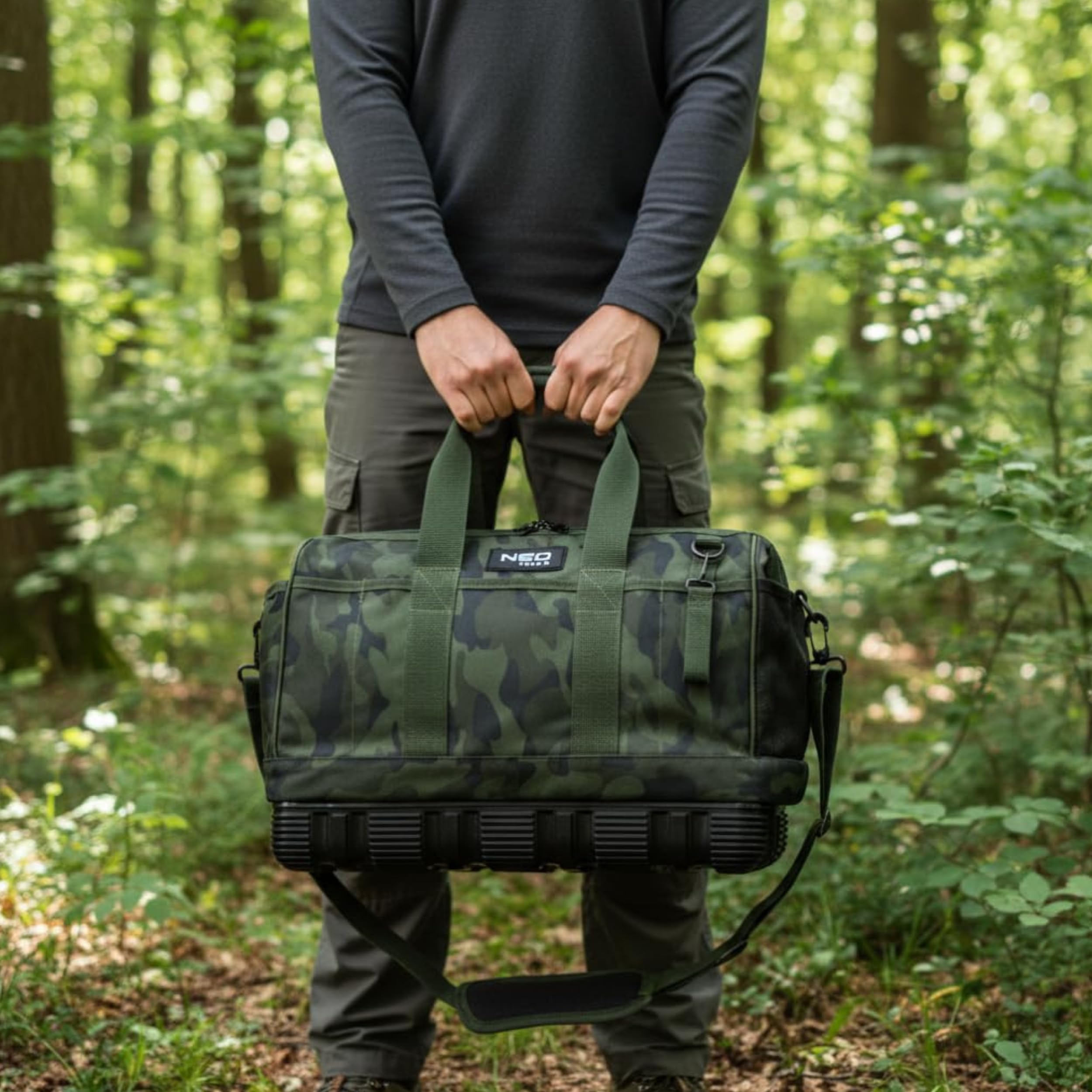 Neo Tools Camo sac à outils vide nylon 40 cm camouflage