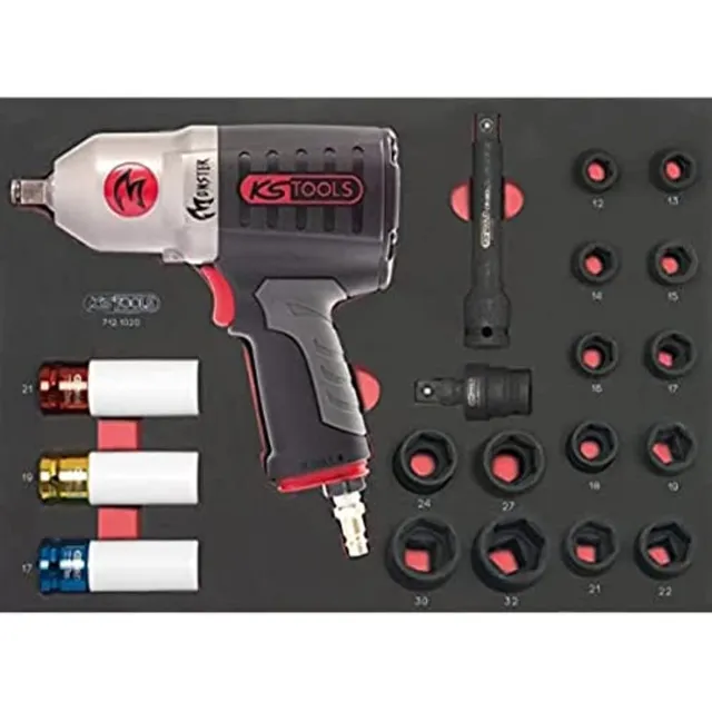 KS Tools Monster 712.1020 clé à choc 1/2 20 pièces