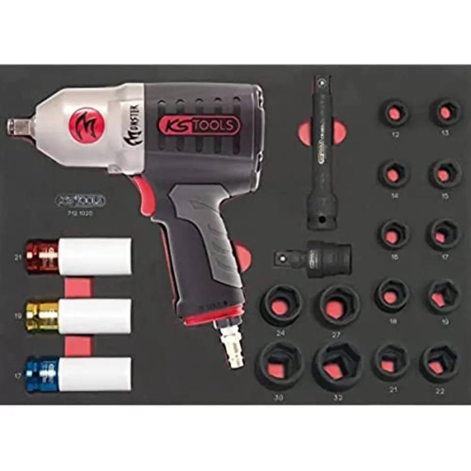 KS Tools Monster 712.1020 clé à choc 1/2 20 pièces