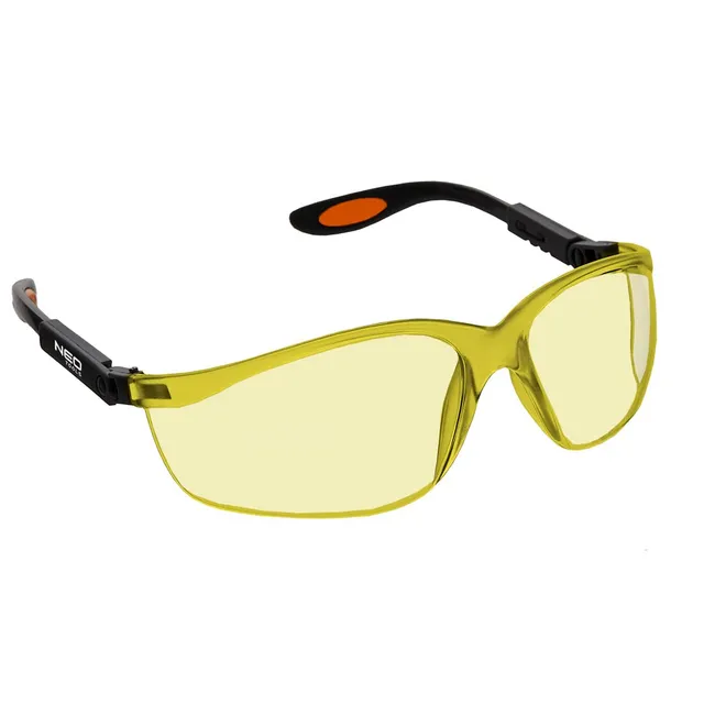 NEO TOOLS lunettes de sécurité verres jaunes polycarbonate