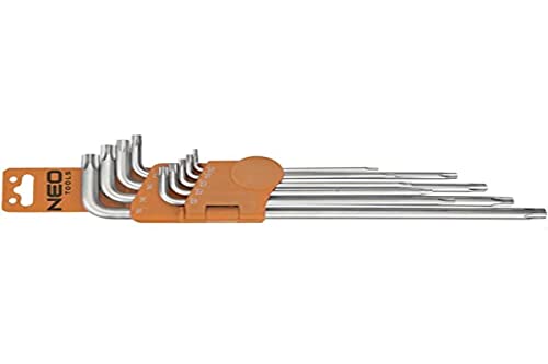 Neo Tools 09-520 jeu 9 clés Allen pentagonales longues S2