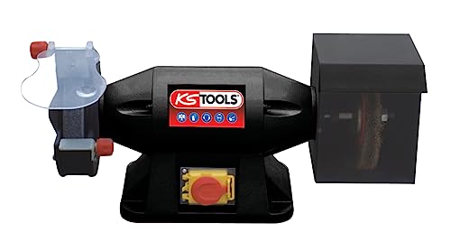 KS Tools Touret 900 W Meule Brosse 200 mm affûtage atelier