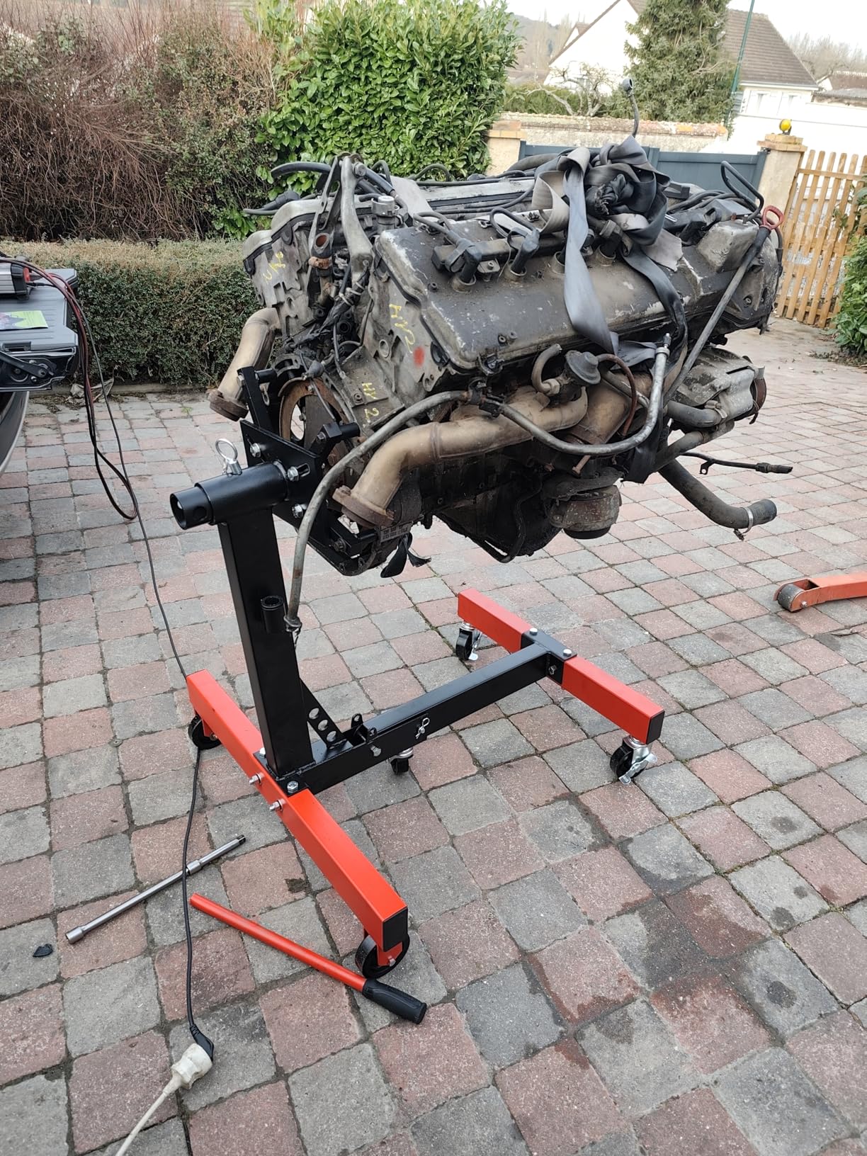 KS Tools 160.0364 Support Moteur 680 kg 360°