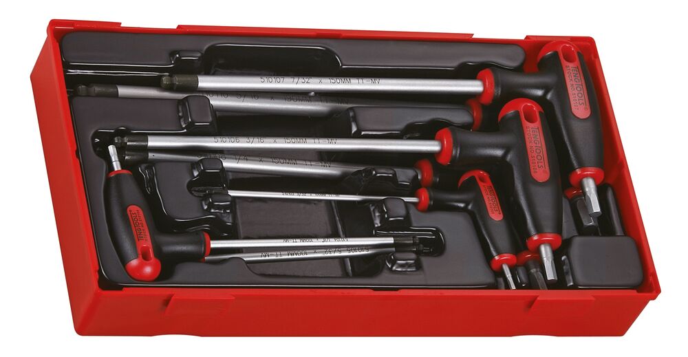 Teng Tools TT1 jeu 7 clés hexagonales en T pouces