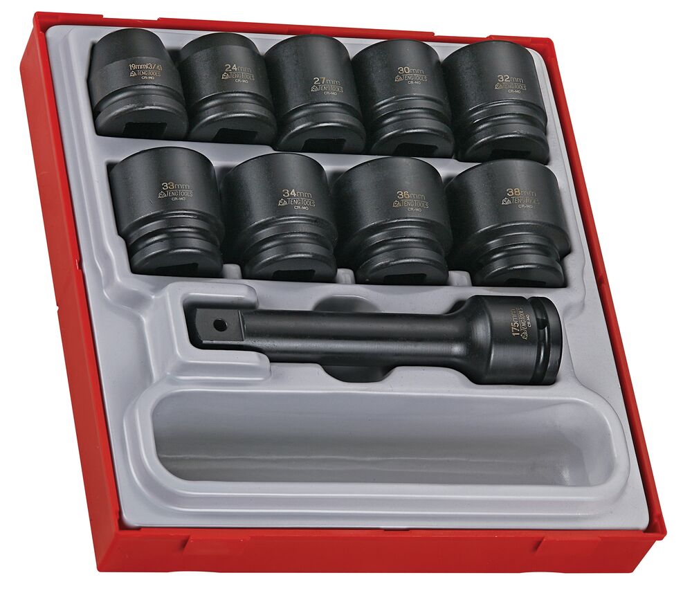 Teng Tools TT TT2 coffret douilles choc 3/4" 16 pièces