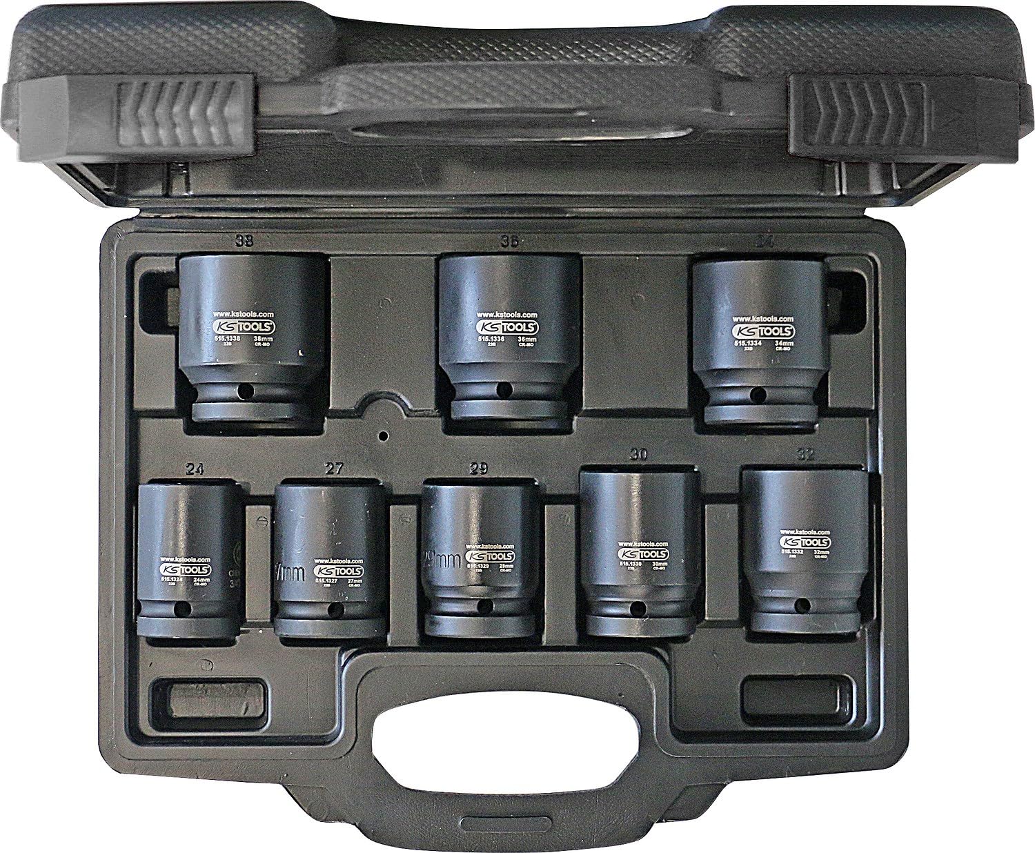 KS Tools 515.0210 coffret douilles à choc chrome-molybdène