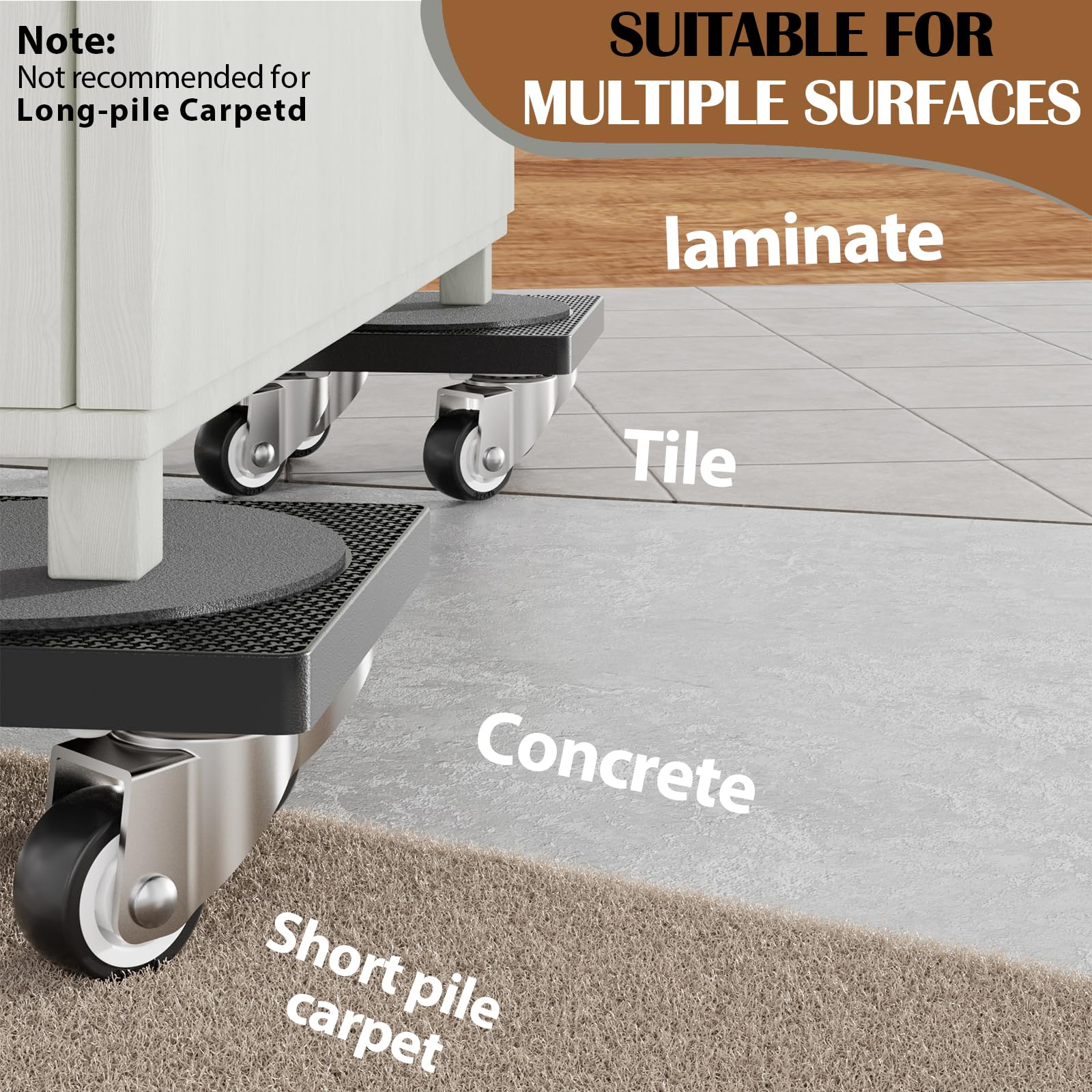 ONEON Dolly Standard kit déplace-meuble roulettes