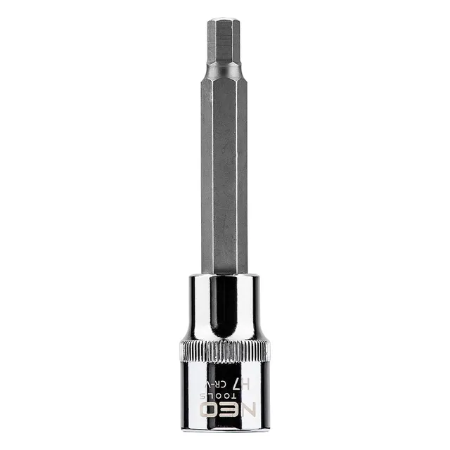 NEO TOOLS 08-782 douille embout 1/2" H7 x 100 mm longue