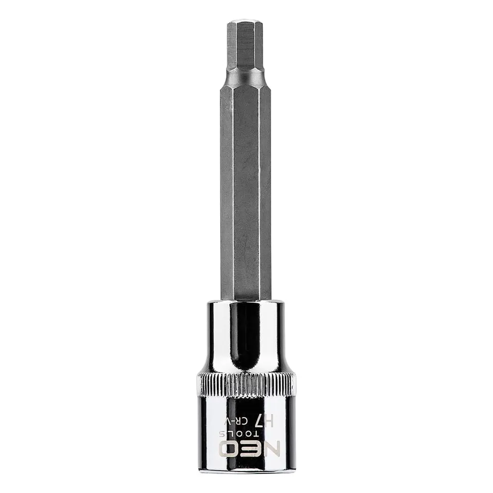 NEO TOOLS 08-782 douille embout 1/2" H7 x 100 mm longue