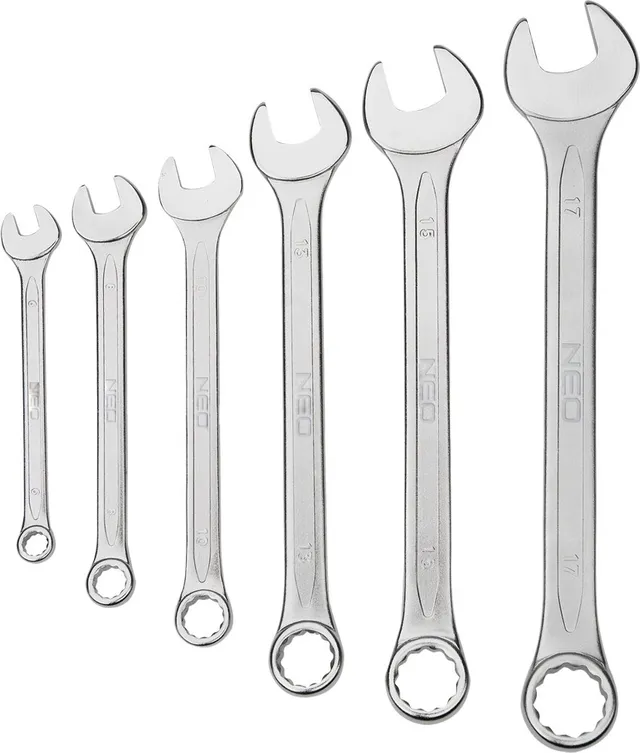 NEO TOOLS 09-752 clés mixtes 6-22 mm 12 pièces CrV
