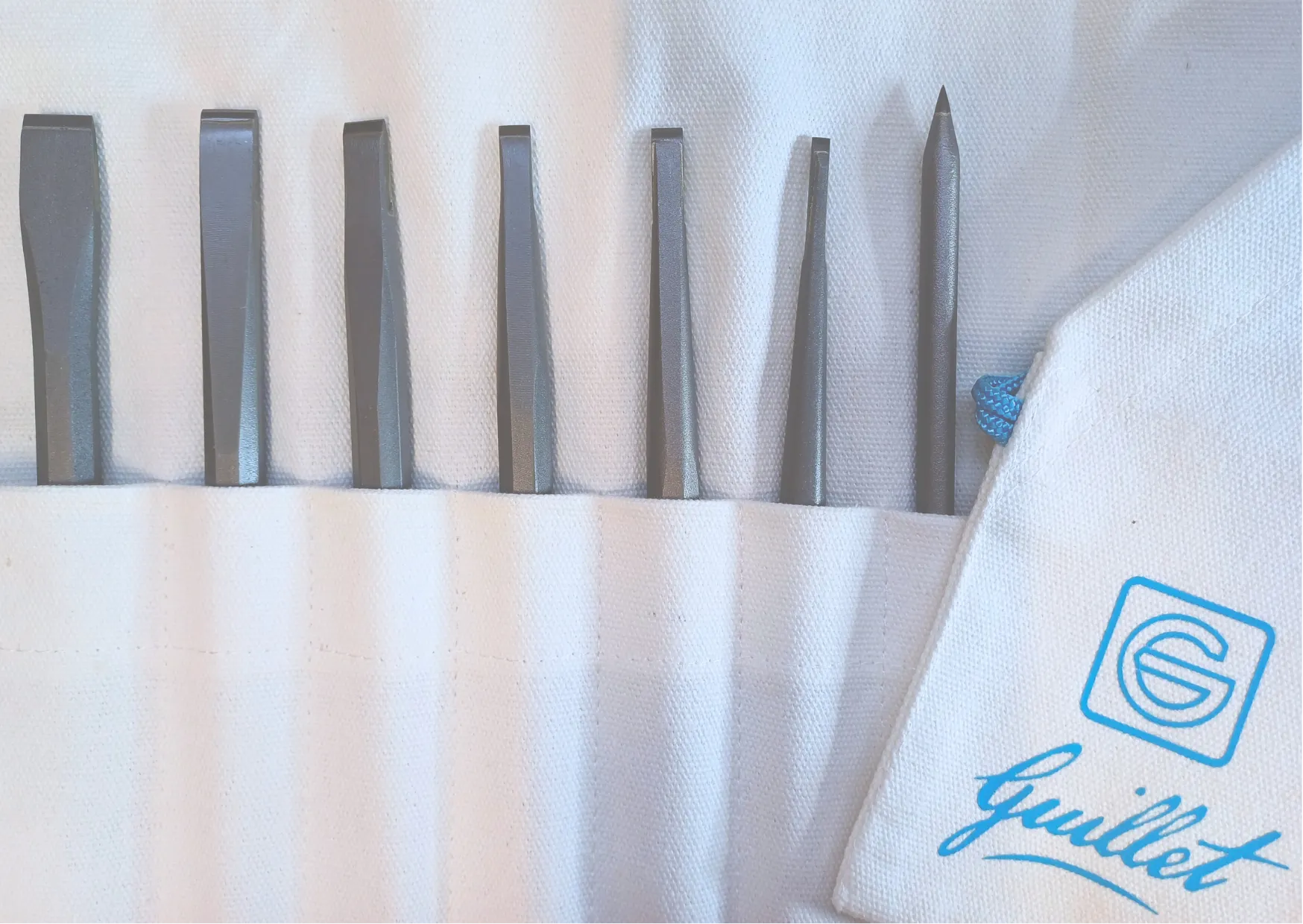 Guillet trousse rangement canvas coton 12 outils