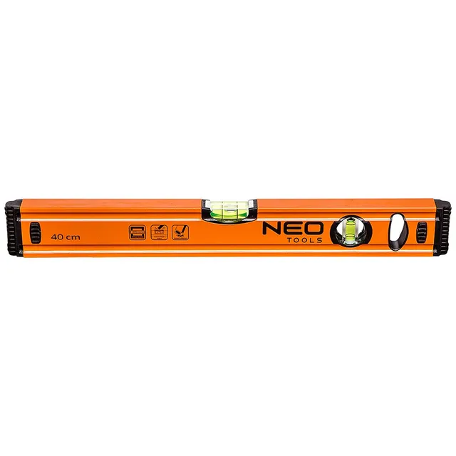 NEO TOOLS 71-061 niveau à bulle 40 cm aluminium 2 fioles