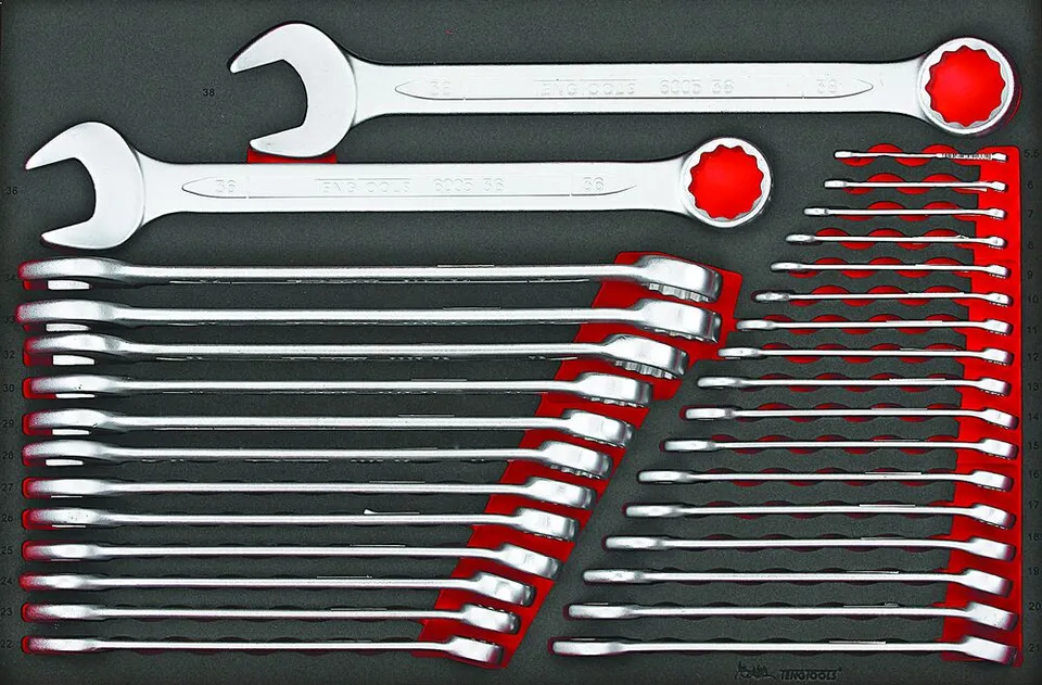 Teng Tools Foam jeu 31 clés mixtes plateau EVA