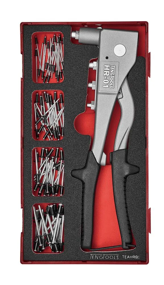 Teng Tools Pince à rivets FOAM1 81 pièces