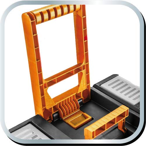 NEO TOOLS Servante d'atelier mobile 3 parties noir orange