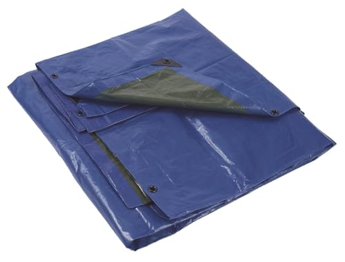 Mondelin bâche 8 x 12 m vert bleu protection chantier