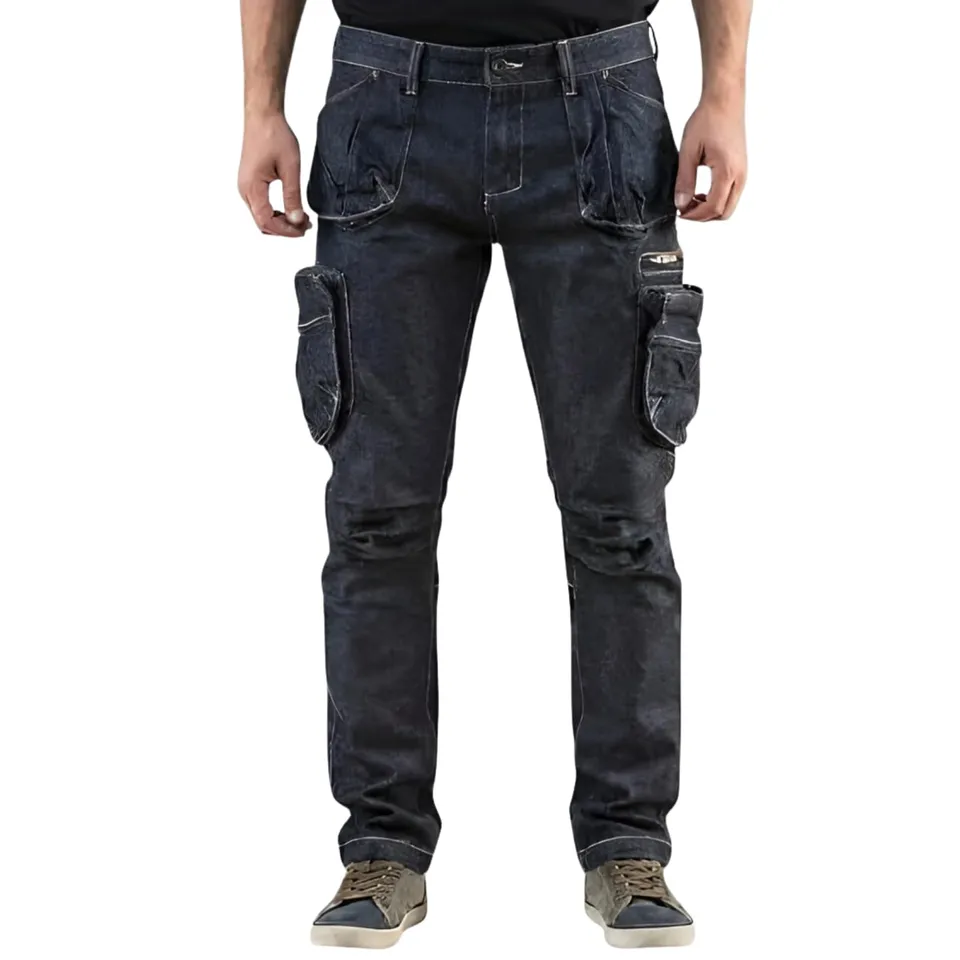 Neo Tools Pantalon Travail Denim XXL Cargo Renforcé