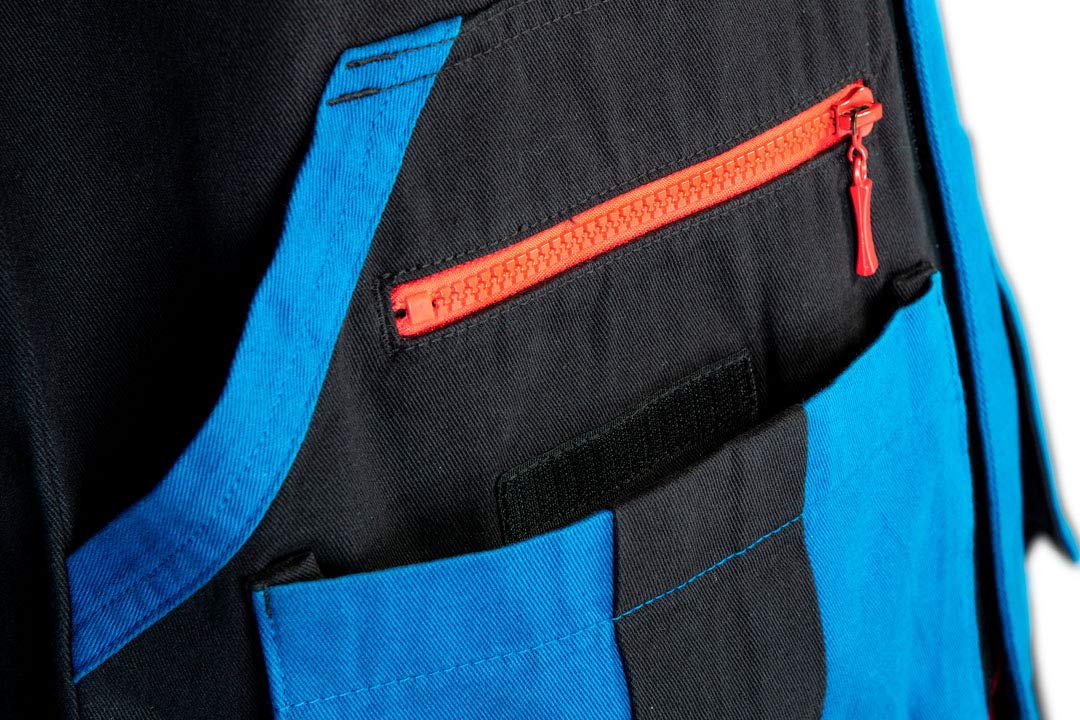 NEO Tools HD+ veste de travail homme coton bleu-noir