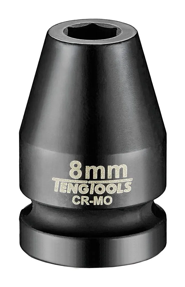 Teng Tools Douille à Choc 1/2" 22 mm DIN Courte