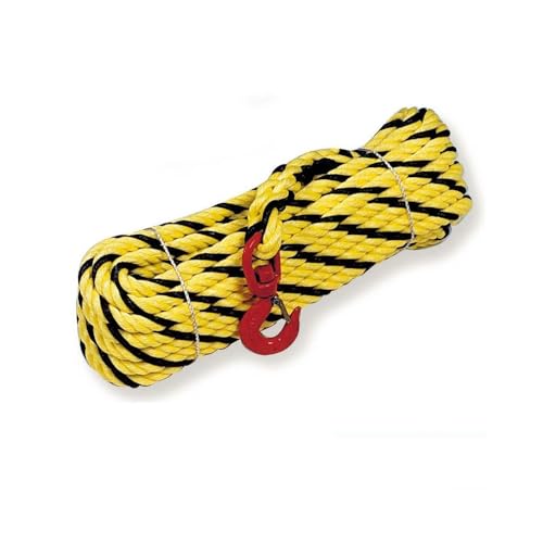 Mondelin corde à poulie polypropylène 30 m 30 mm jaune/noir