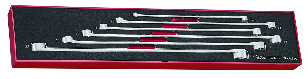 Teng Tools FOAMX4 jeu clés polygonales longues 6 pièces