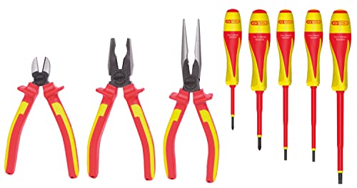 KS Tools 117.1105 Coffret pinces tournevis 1000V 8 pièces
