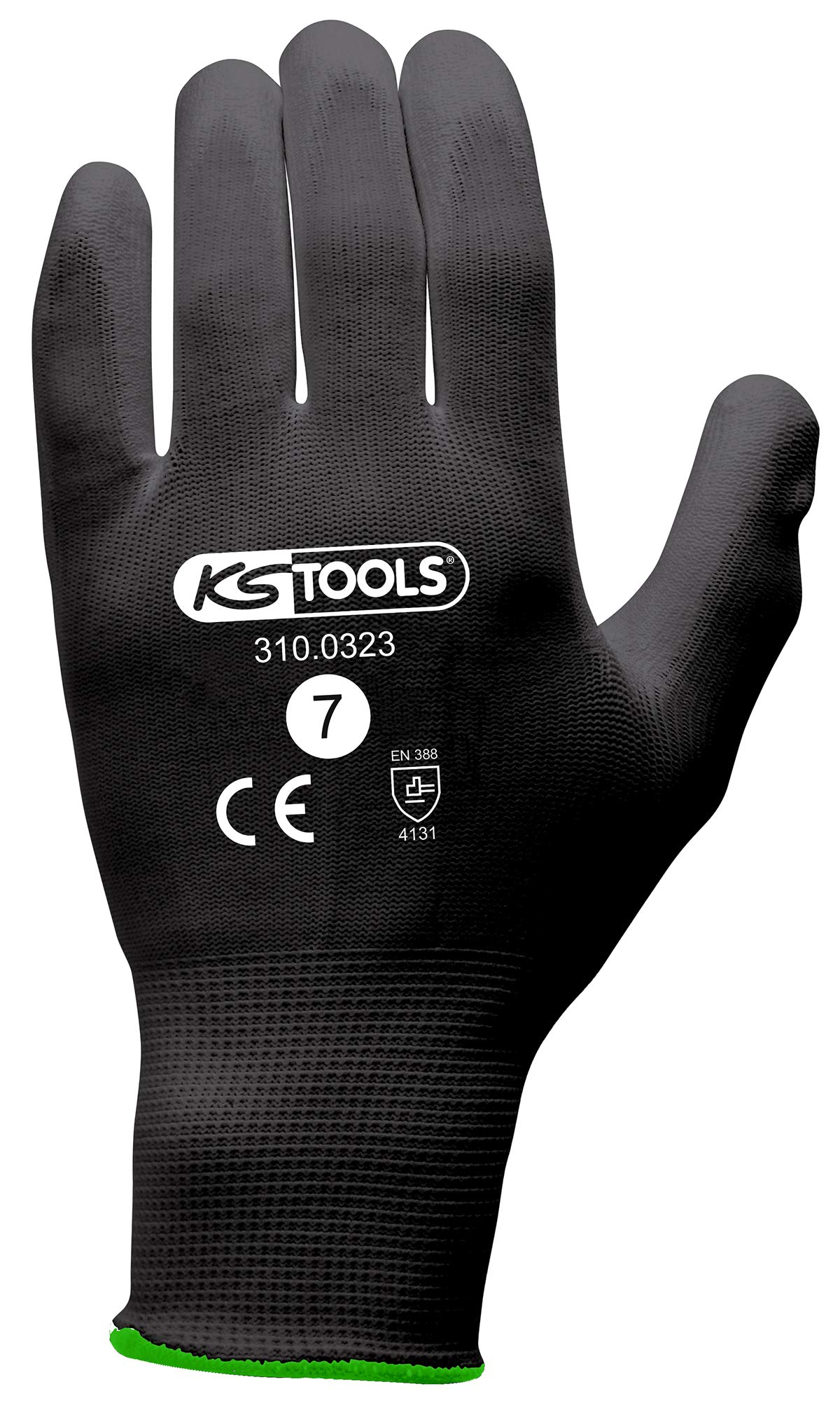 KS TOOLS 310.0330 gants travail PU T.10 lot 12 paires