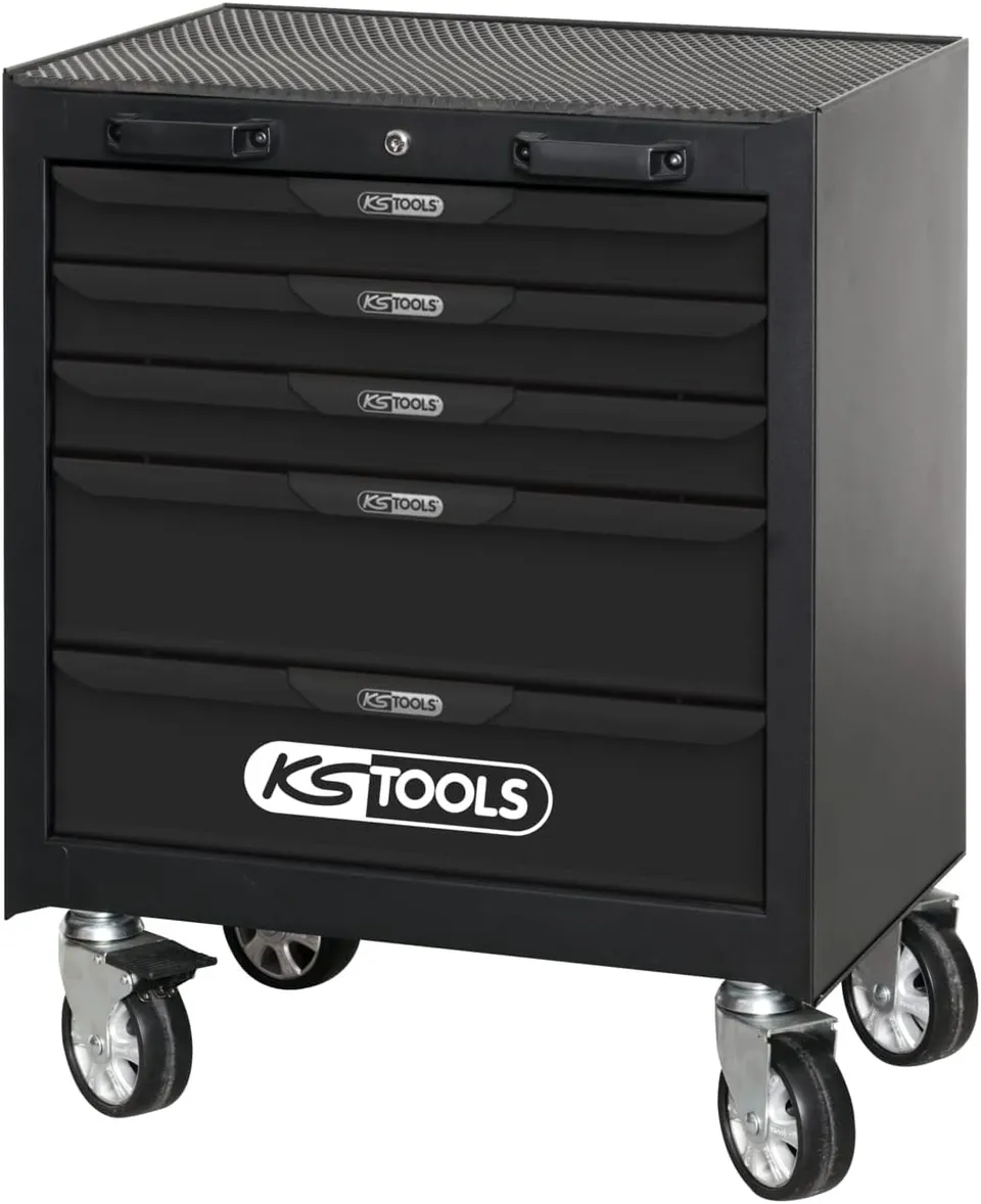 KS Tools 810.8010 Servante atelier 5 tiroirs 26 pouces