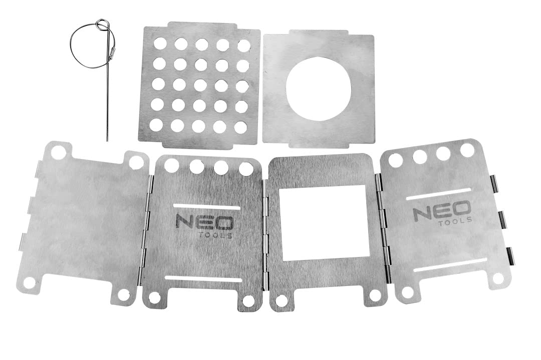 NEO TOOLS Réchaud de survie pliable inox 16 cm sac