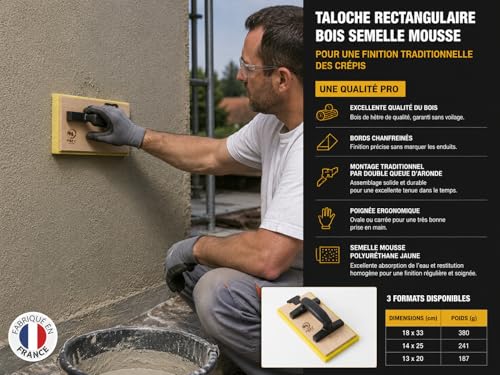 Mondelin 314167 taloche mousse 14x25 cm ovale