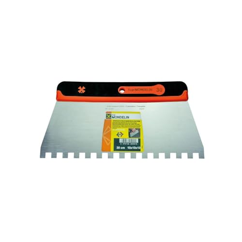 Mondelin spatule crantée 30 cm dents 6x6x6 colle
