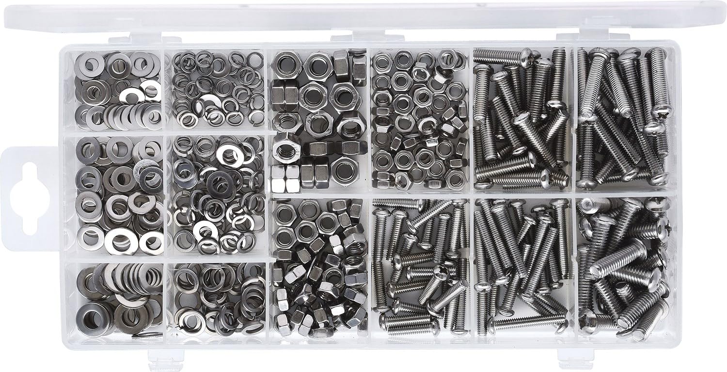 KS Tools 970.0510 assortiment vis inox 475 pcs atelier