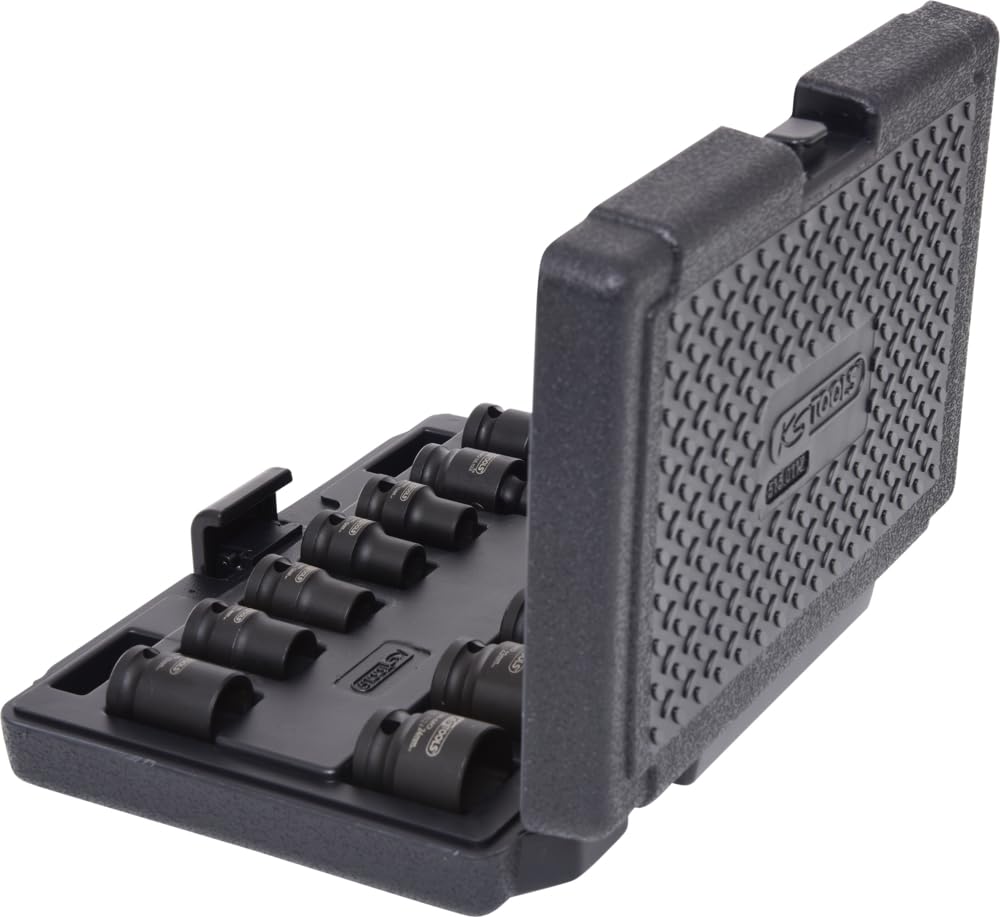 KS Tools 515.0112 Coffret douilles à choc 1/2" 12 pièces Cr-Mo