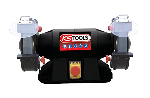 KS Tools Touret 900 W Meule Brosse 200 mm affûtage atelier
