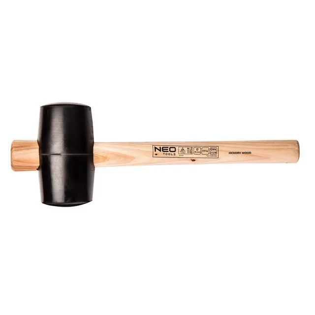 NEO TOOLS maillet caoutchouc 75 mm 680 g hickory