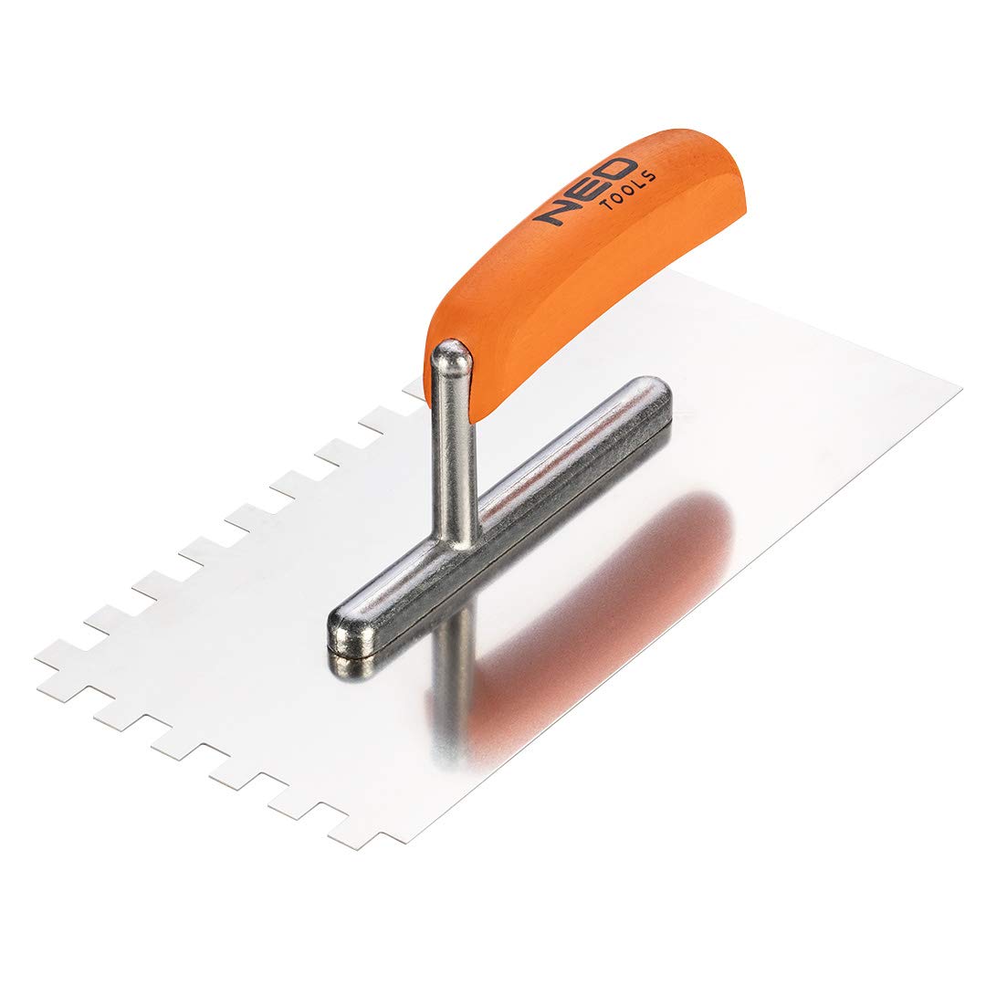 NEO TOOLS Truelle Dentelée 8x8x8 mm manche hêtre