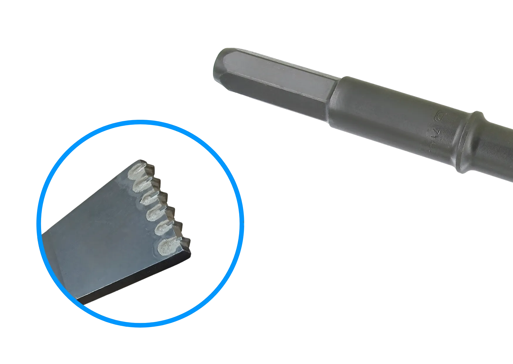 Guillet Outil à déjointer Duss burin denté carbure