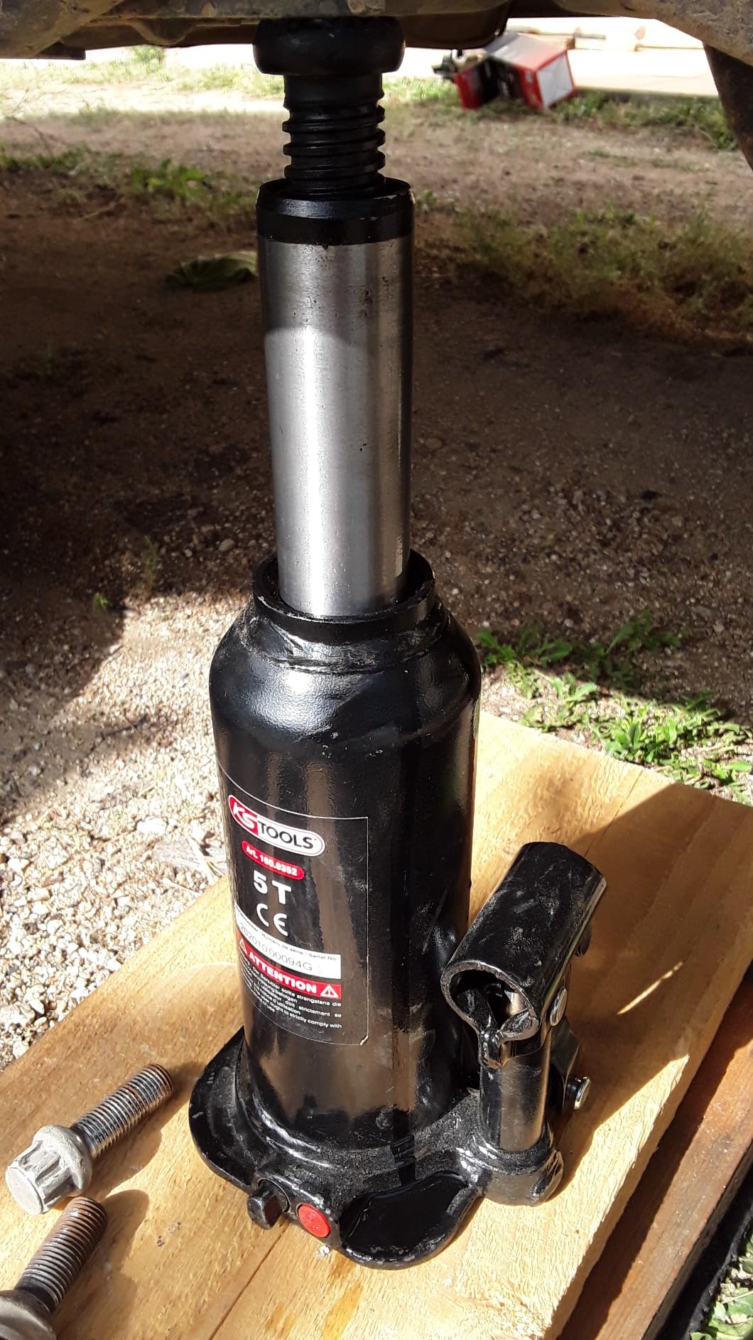 KS Tools 160.0360 Cric Bouteille Hydraulique 50 Tonnes