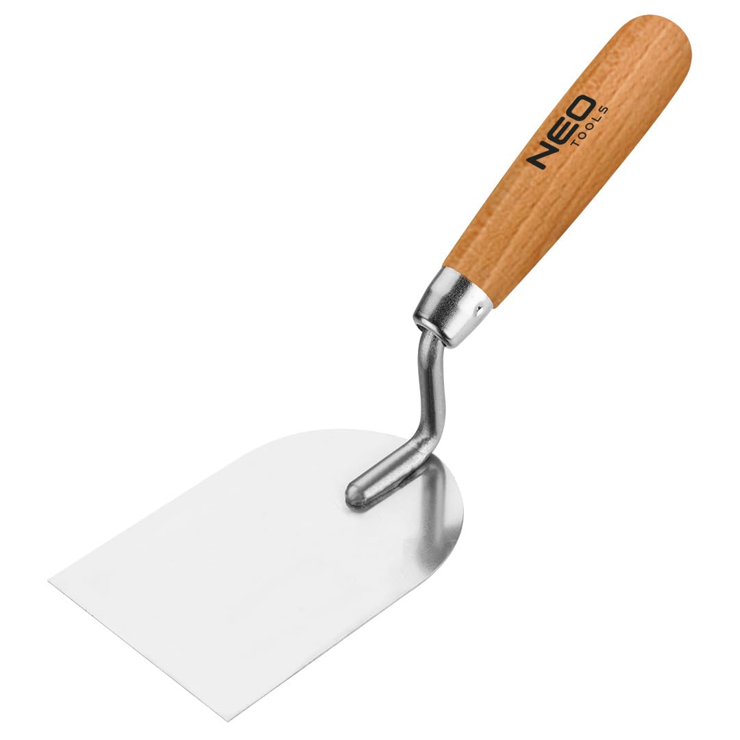 NEO TOOLS truelle fer à cheval 120 mm inox manche bois